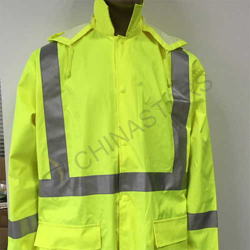 waterproof hi vis reflective long coverall