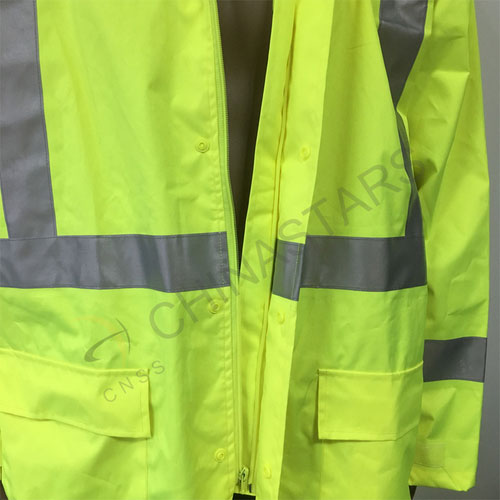 waterproof hi vis reflective long coverall