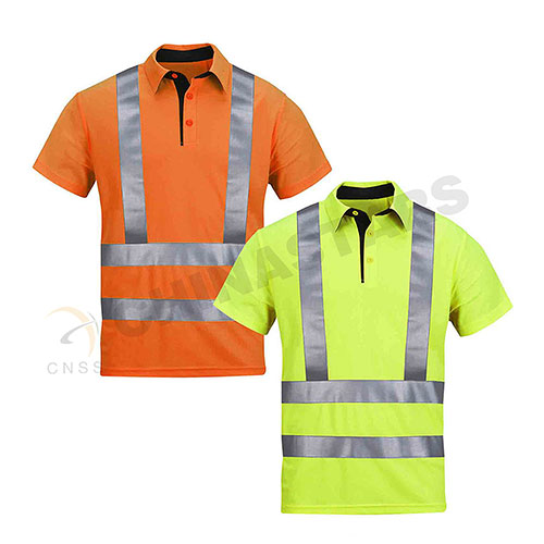 ANSI hi-vis reflective polo shirt