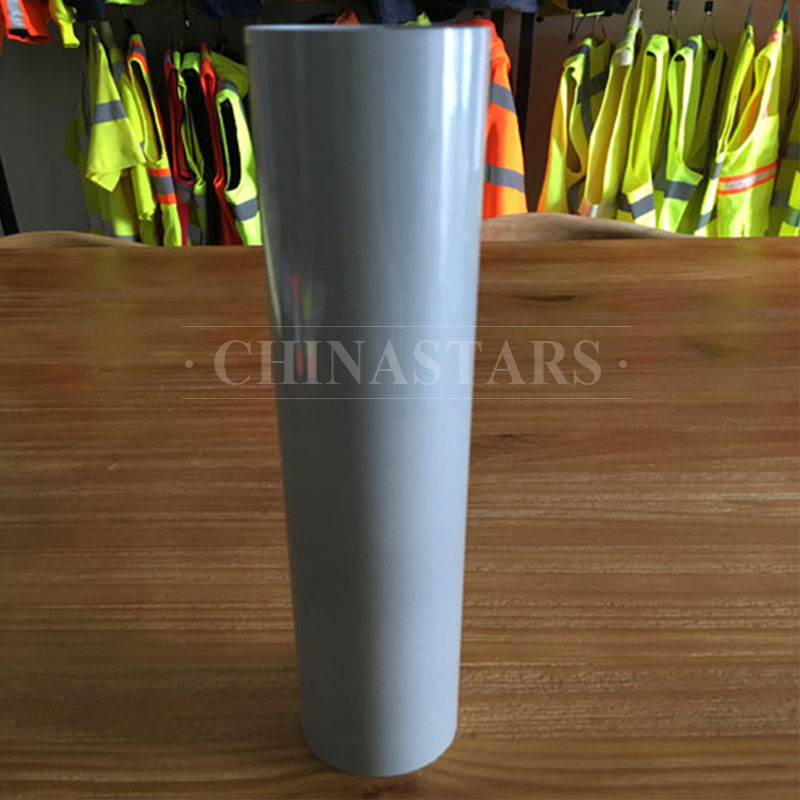 Silver glass beaded reflective graphics film aluminum coated