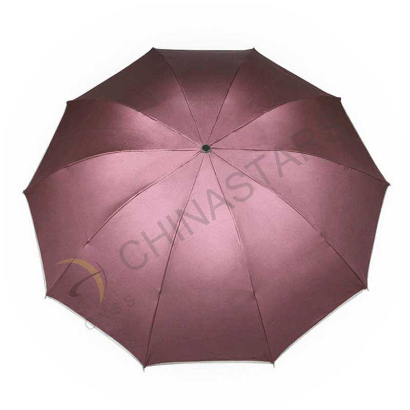 Sun Rain Three folding safety umbrella with reflective edge