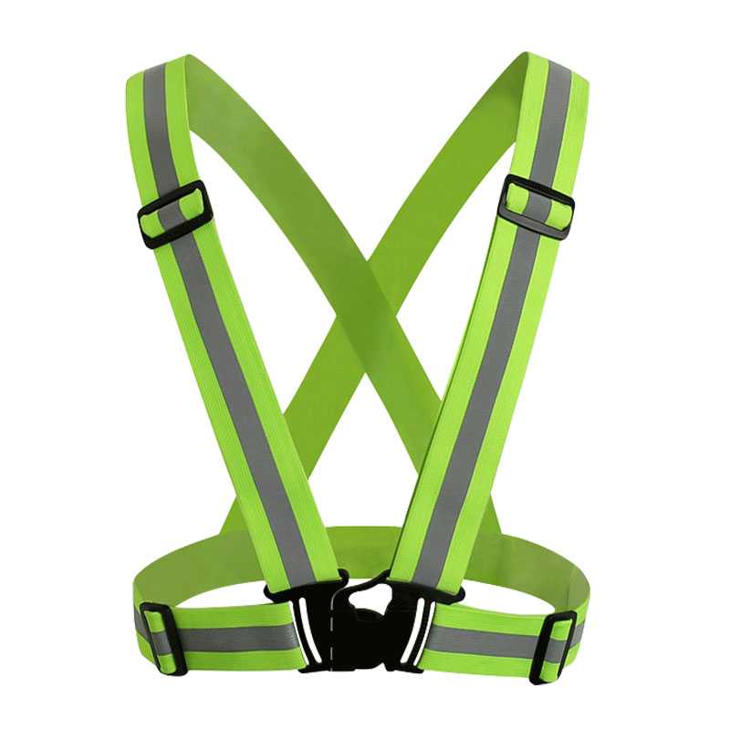 Elastic safety vest reflective belt for outdoor sports