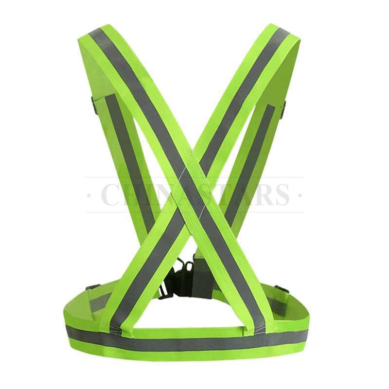 Elastic safety vest reflective belt for outdoor sports