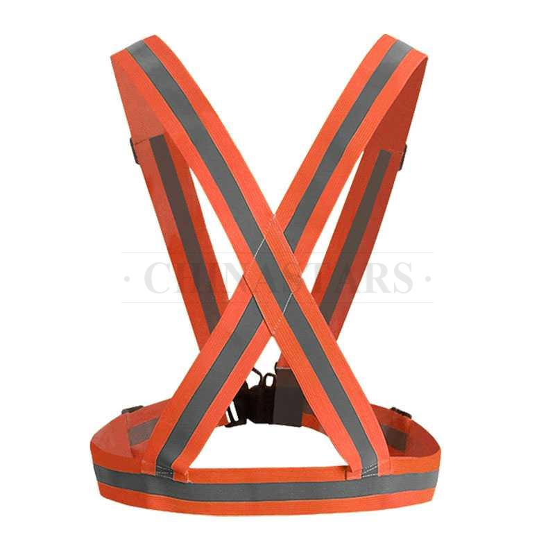 Elastic safety vest reflective belt for outdoor sports