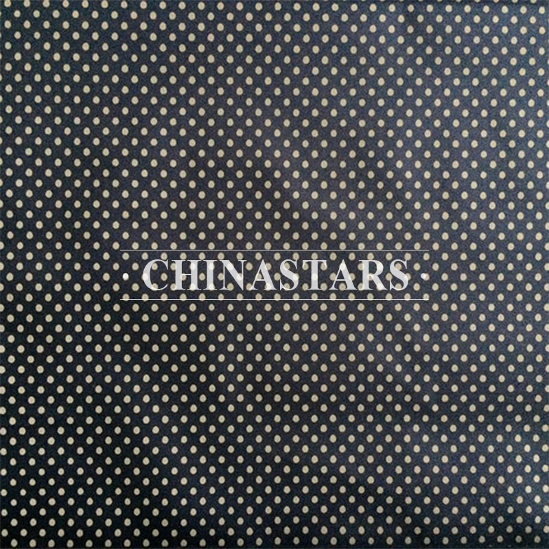 Reflective printing fabric with silver dot pattern