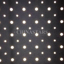 Dot pattern reflective fabric for outdoor clothing