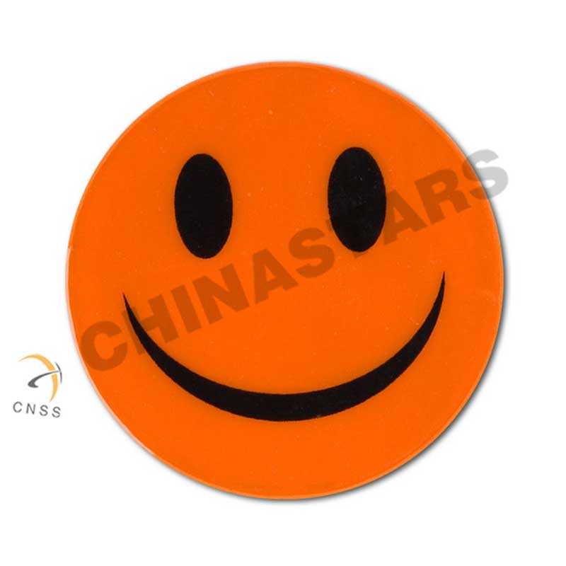 Smile shape reflective sticker for promotion