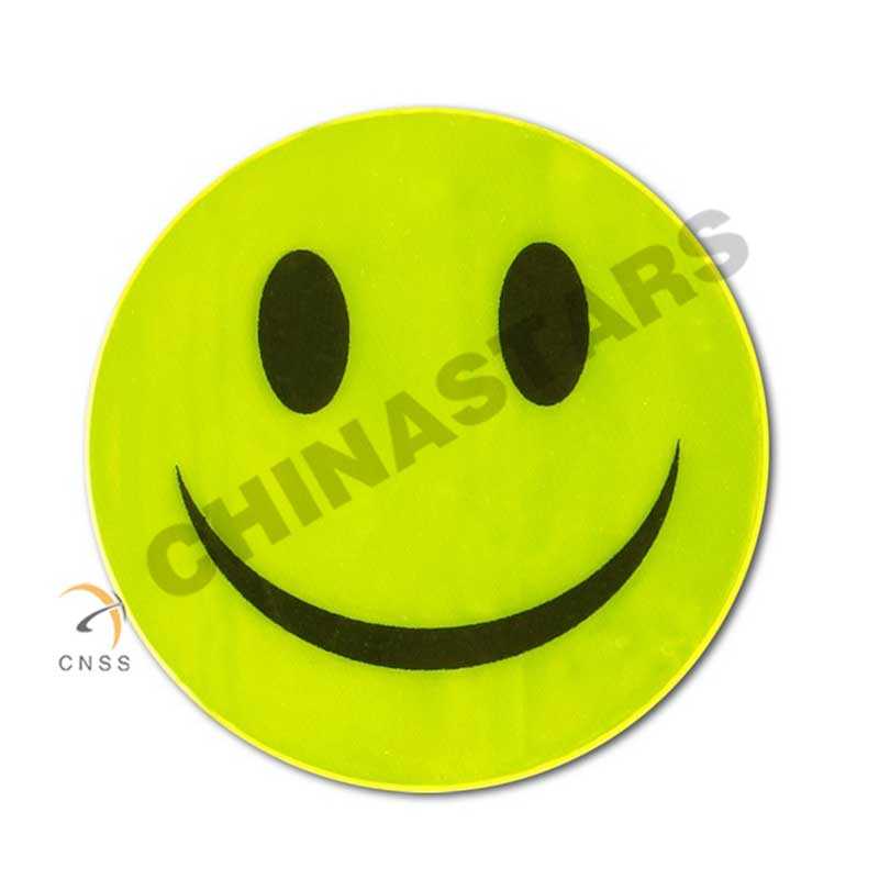 Smile shape reflective sticker for promotion