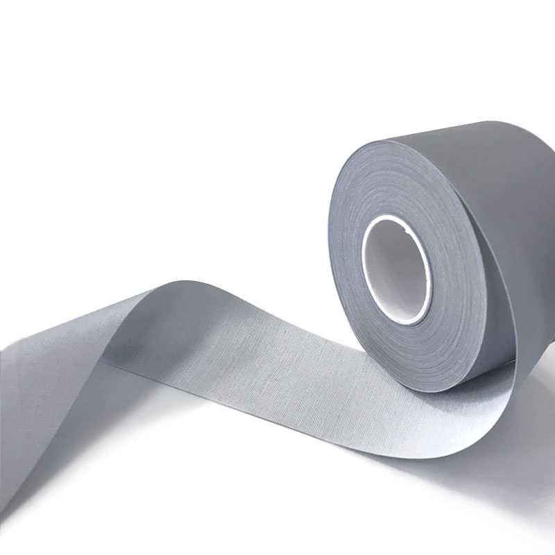 Fita refletiva de lavagem industrial com certificação prata para costura