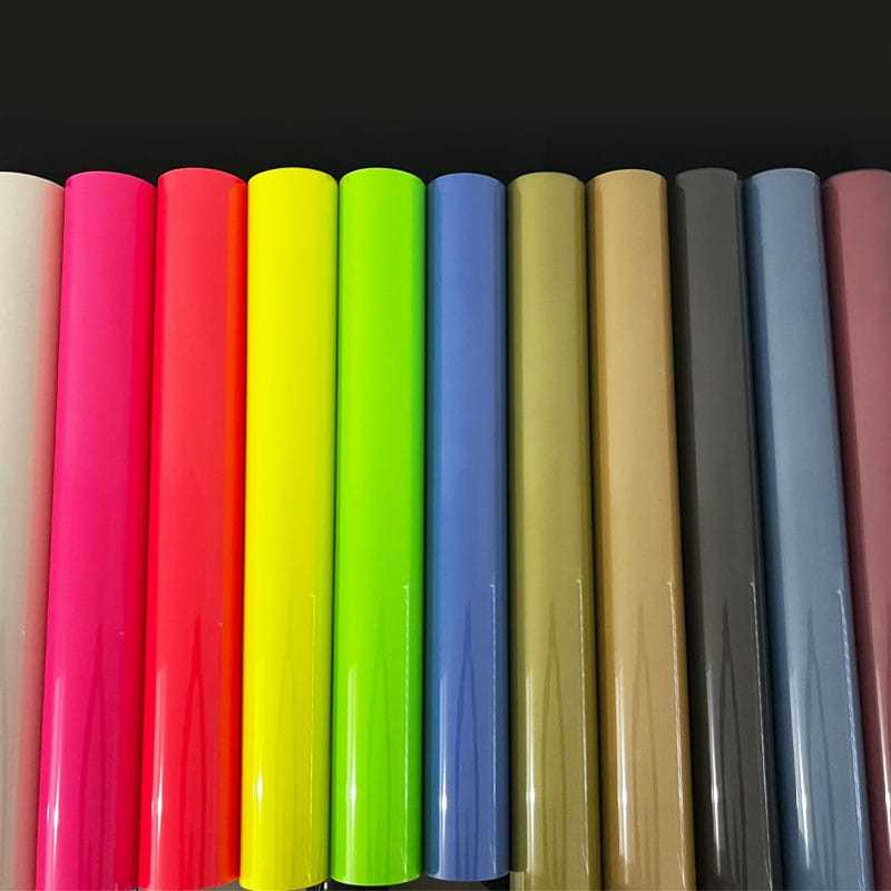 Colorful reflective heat transfer htv vinyl for clothing