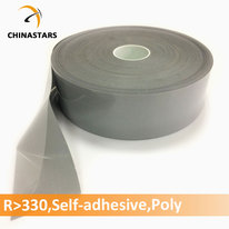 Self-adhesive polyester reflective fabric tape