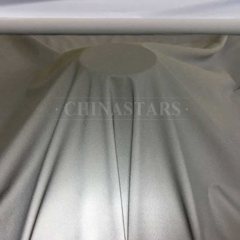 Polyester pongee soft reflective fabric