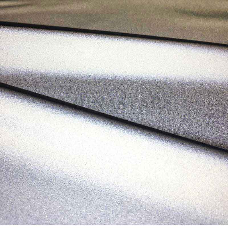 100% polyester chiffon soft reflective fabric