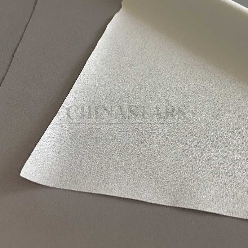 100% polyester chiffon soft reflective fabric