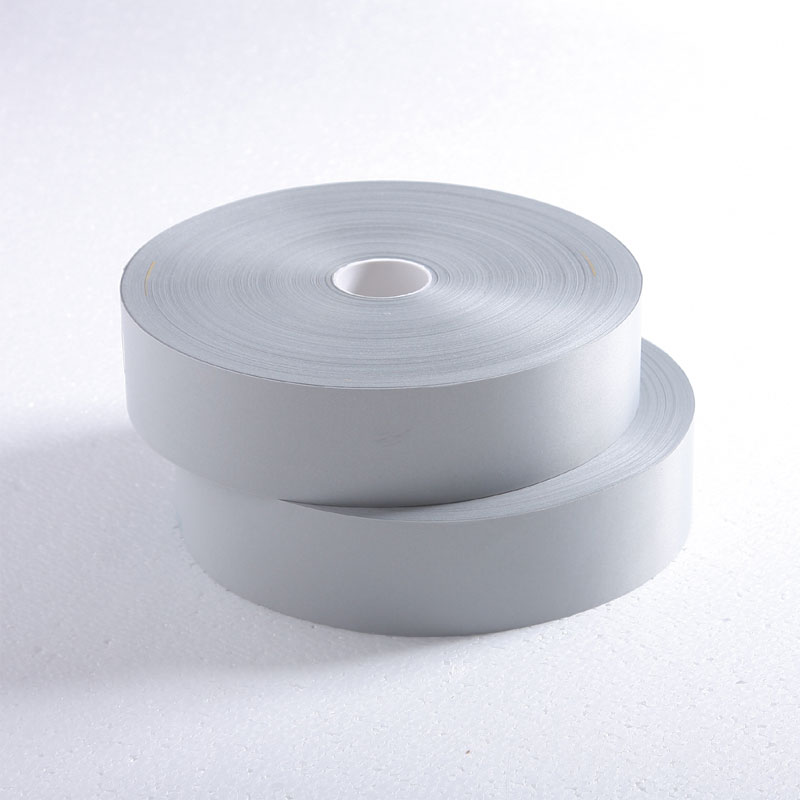 100% polyester silver reflective tape meeting EN 20471