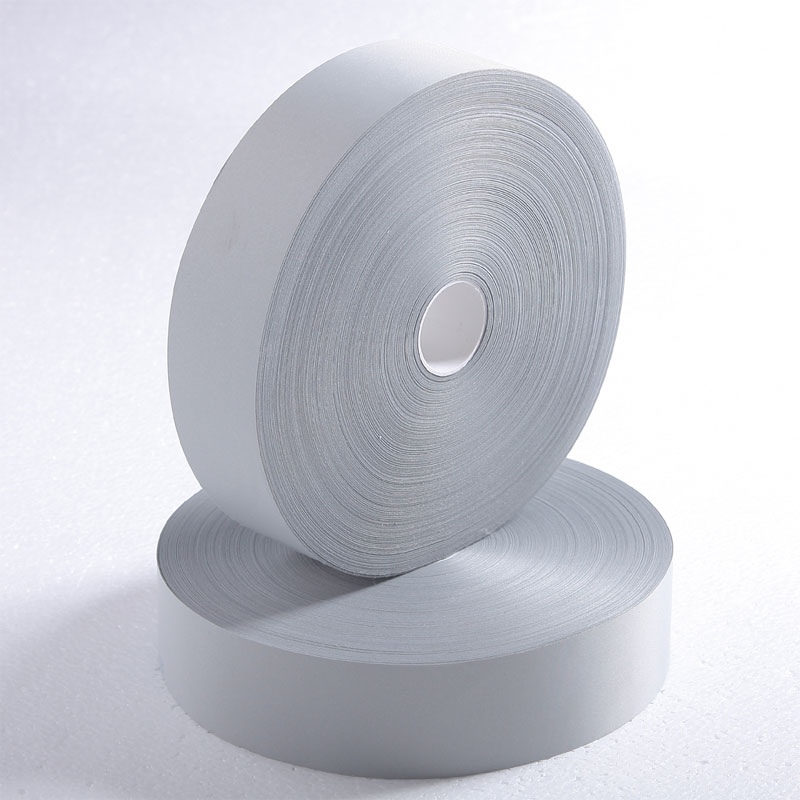 100% polyester silver reflective tape meeting EN 20471