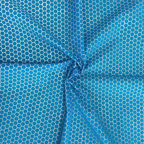 Tissu imprimé réfléchissant innovant, tendance et fonctionnel.