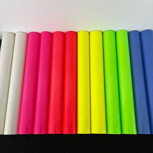 Giysiler için standart renkli yansıtıcı ısı transfer vinil