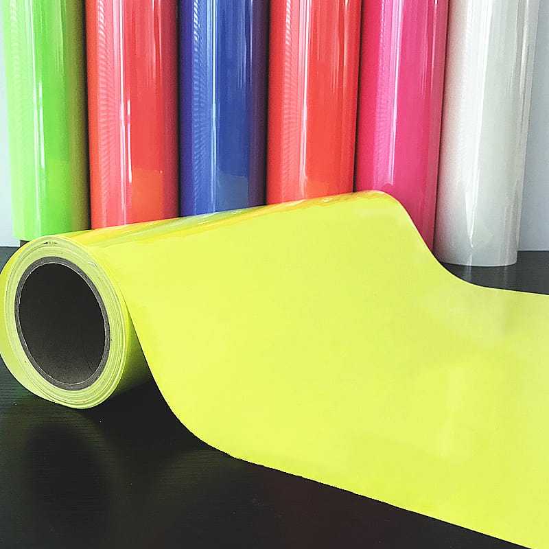 Standard colored reflective heat transfer vinyl for clothing