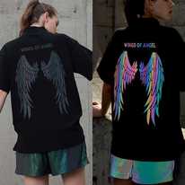 Rainbow reflective heat transfer film