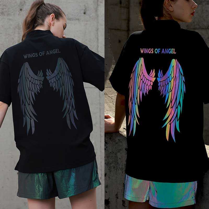 Rainbow reflective heat transfer vinyl film