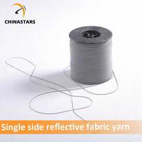 single side reflective fabric yarn for knitting