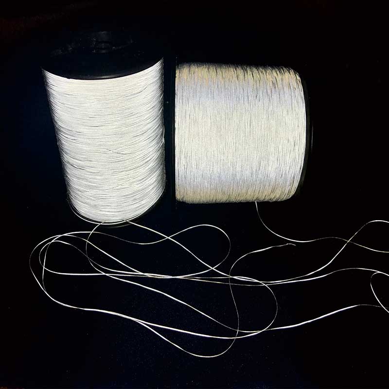 single side reflective fabric yarn for knitting