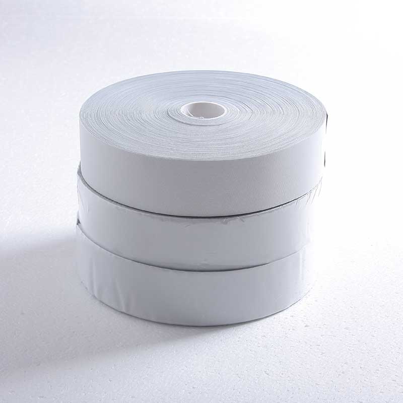 silver single side spandex reflective fabric tape