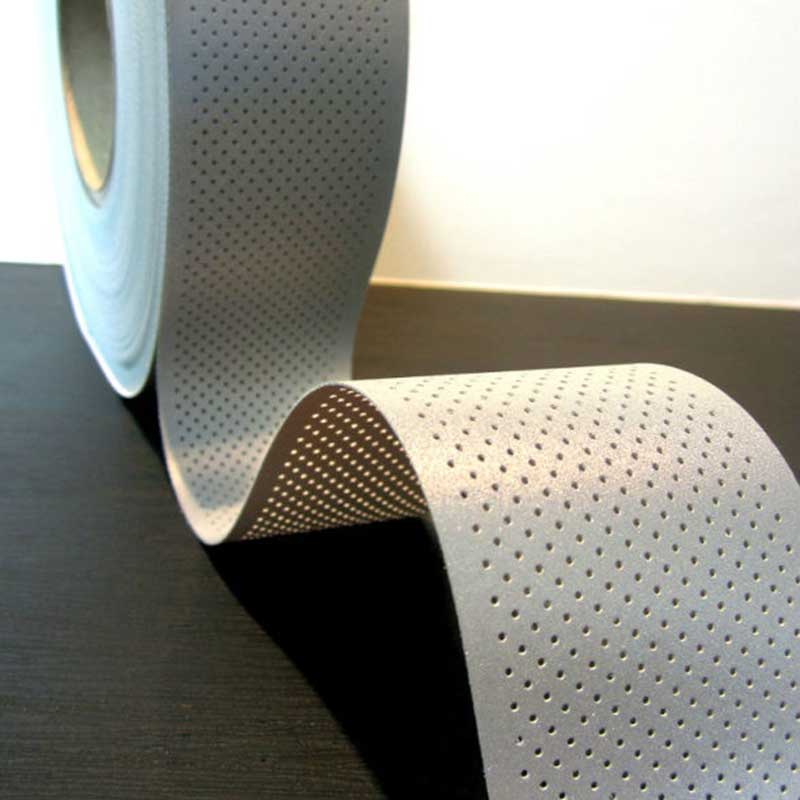 Perforated reflective tape