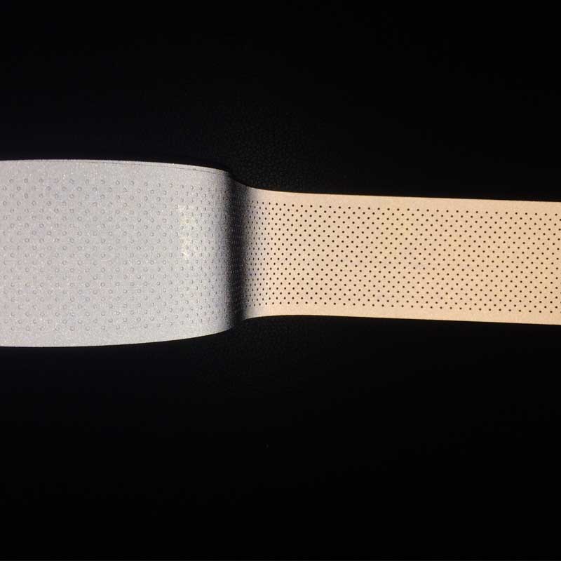 Perforated reflective tape fabric (5cm) for clothing