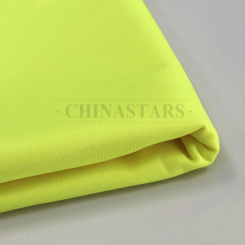 120gsm fluorescent tricot safety vest fabric