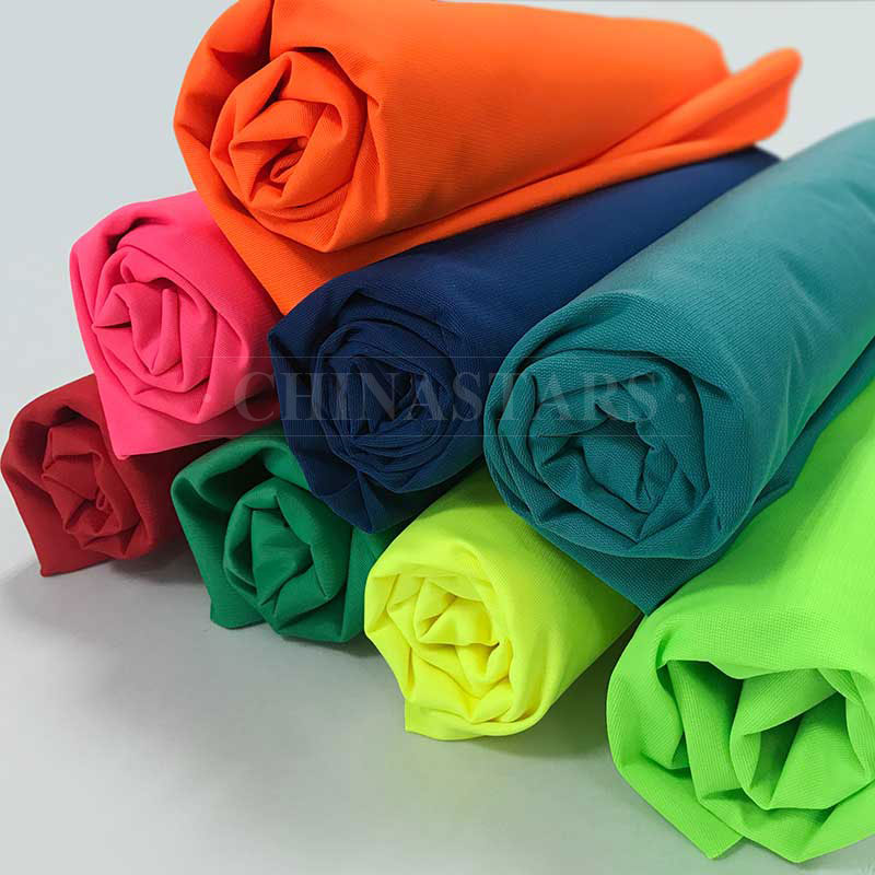 120gsm fluorescent tricot safety vest fabric