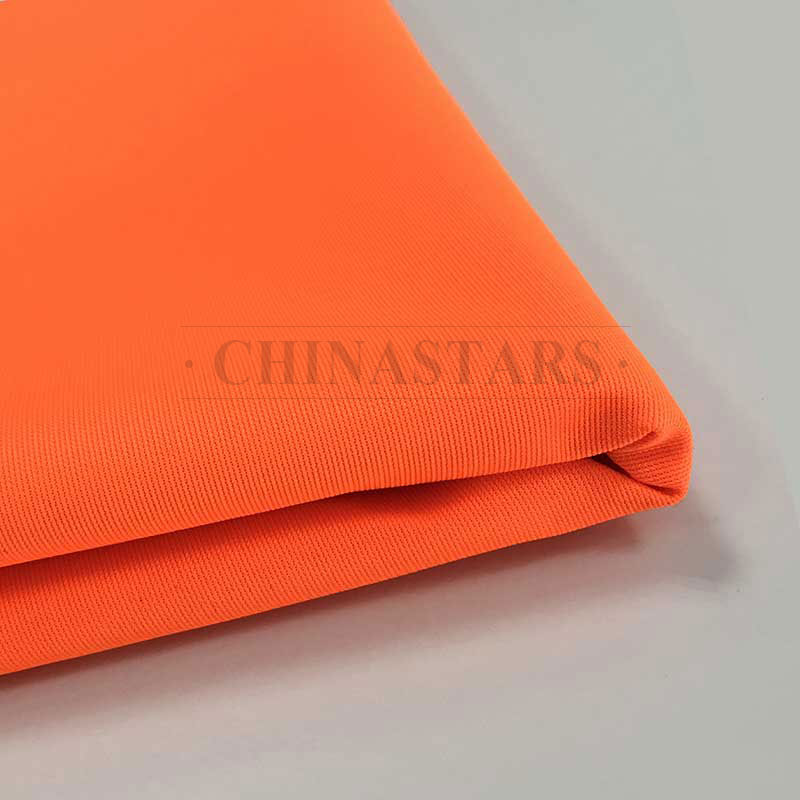 120gsm fluorescent tricot safety vest fabric