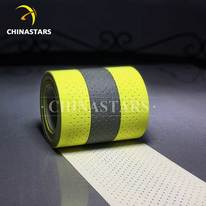 Perforated Flame retardant reflective tape with sewing path