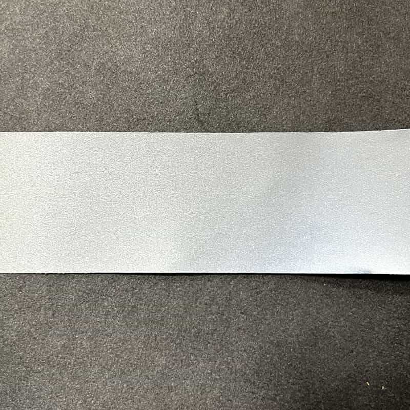 High visibility flame retardant silver reflective tape