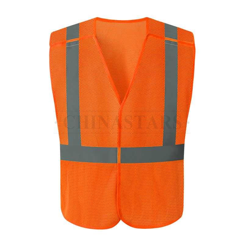 Gilet riflettente in rete staccabile a 5 punti