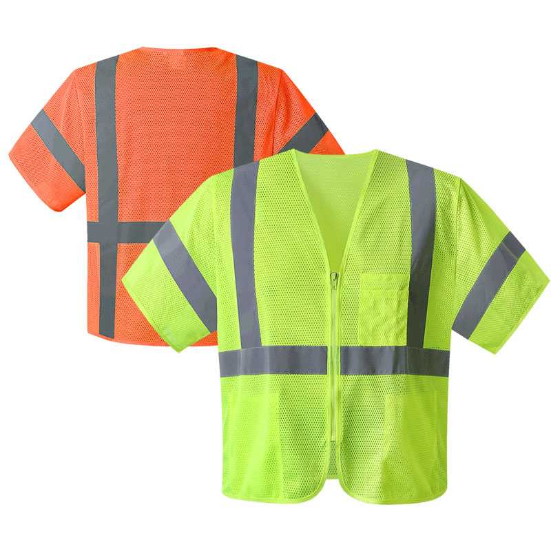 Gilet de sécurité haute visibilité ANSI107/CSA-Z96 classe 3