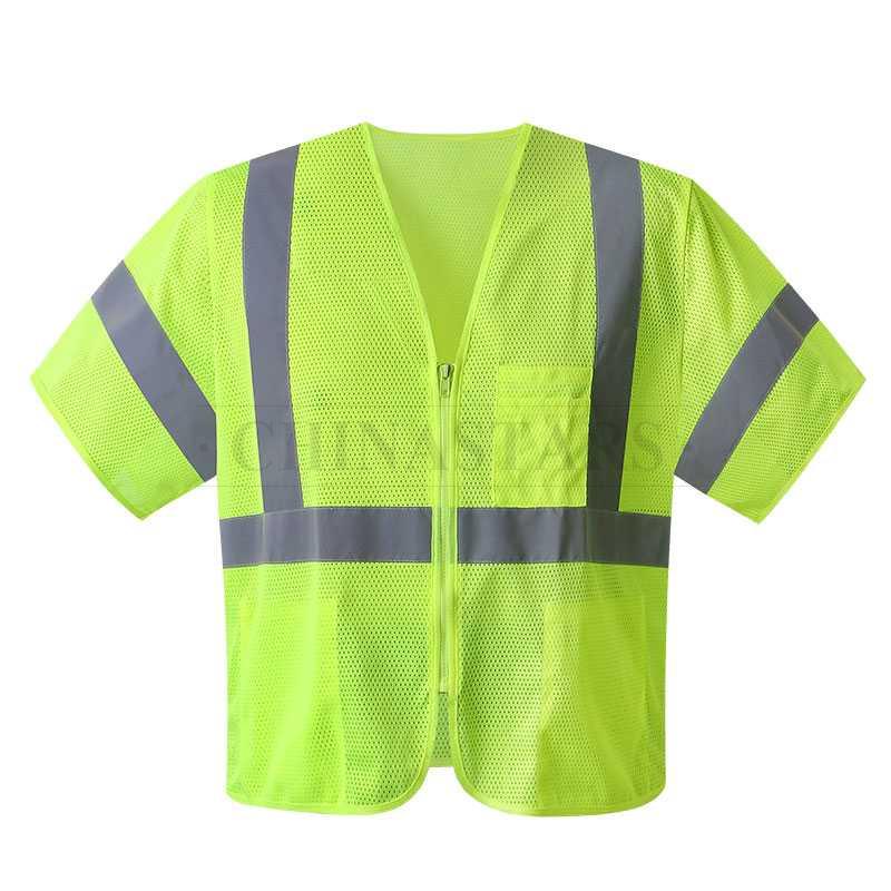 Gilet de sécurité haute visibilité ANSI107/CSA-Z96 classe 3