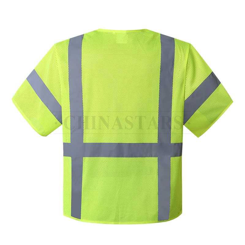 Gilet de sécurité haute visibilité ANSI107/CSA-Z96 classe 3