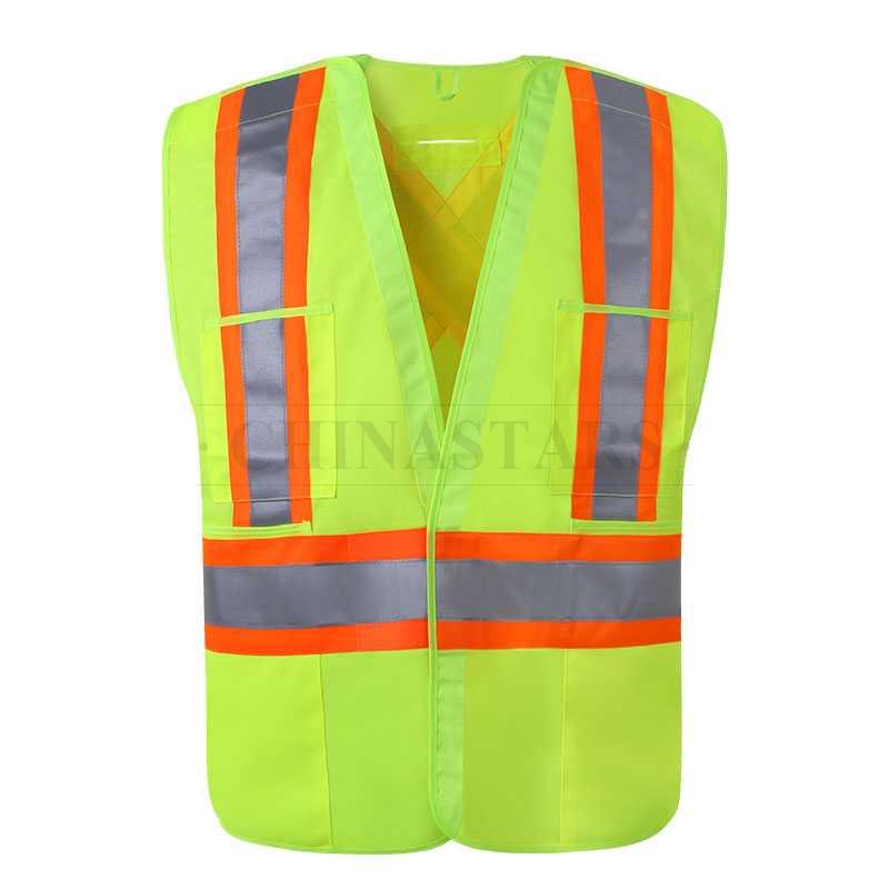 CSA-Z96 Class 2 reflective vest comes with 5-point breakaway