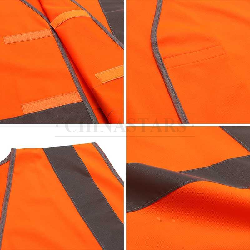 AS/NZS 4602.1 Class D/N reflective vest with reflective silver tapes