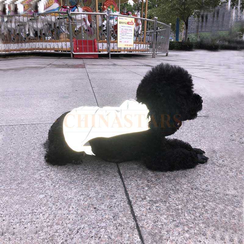 pet reflective vest with hook and loop closure