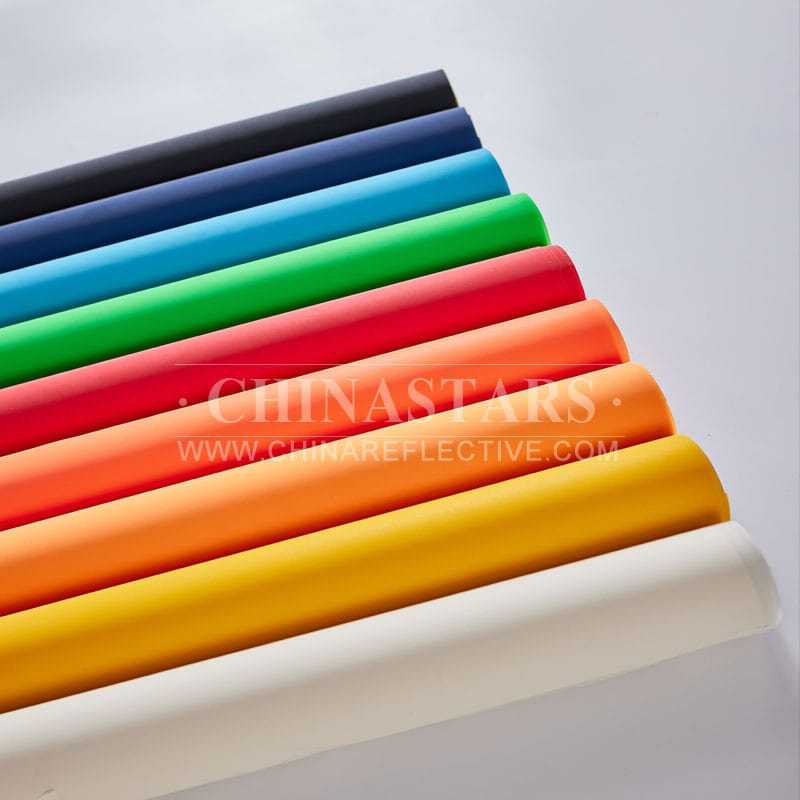 High visibility customizable colored reflective tape