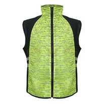 Fluorescent Yellow & Black reflective vest