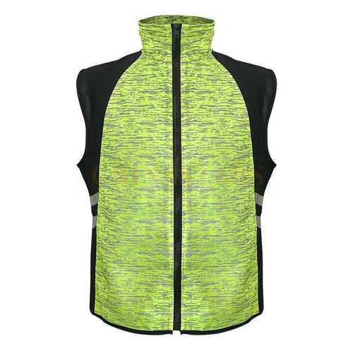 Fluorescent Yellow & Black reflective vest