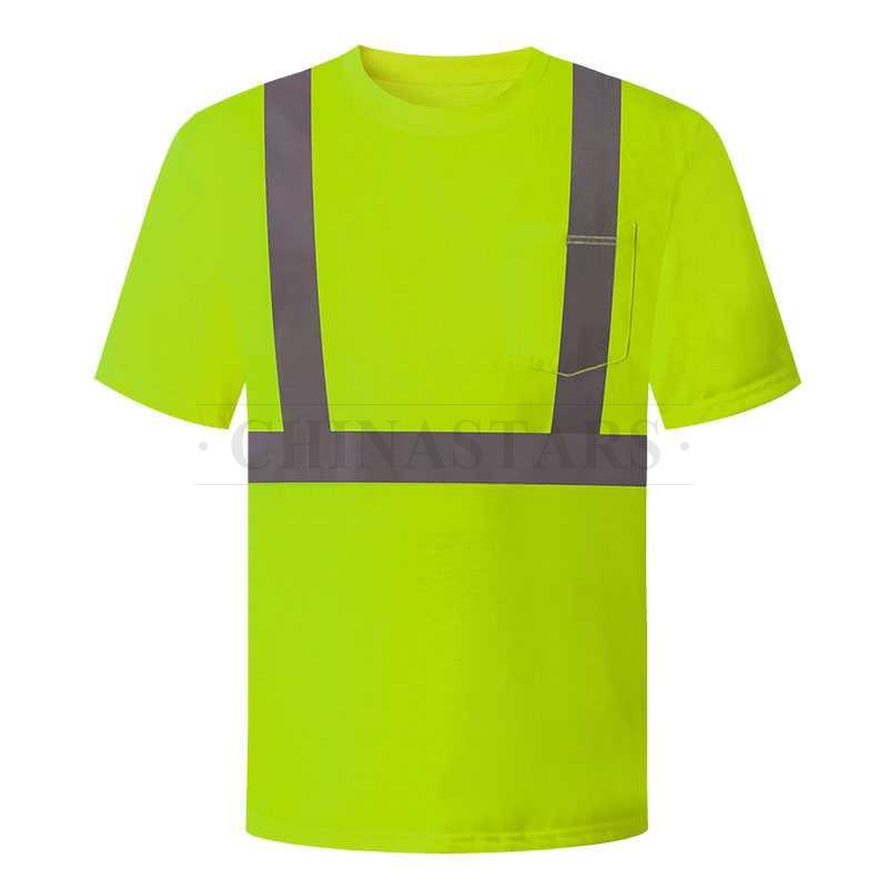 ANSI 107 & EN 20471 Class 2 reflective short sleeve shirt