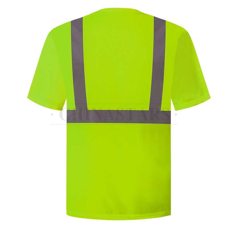 ANSI 107 & EN 20471 Class 2 reflective short sleeve shirt