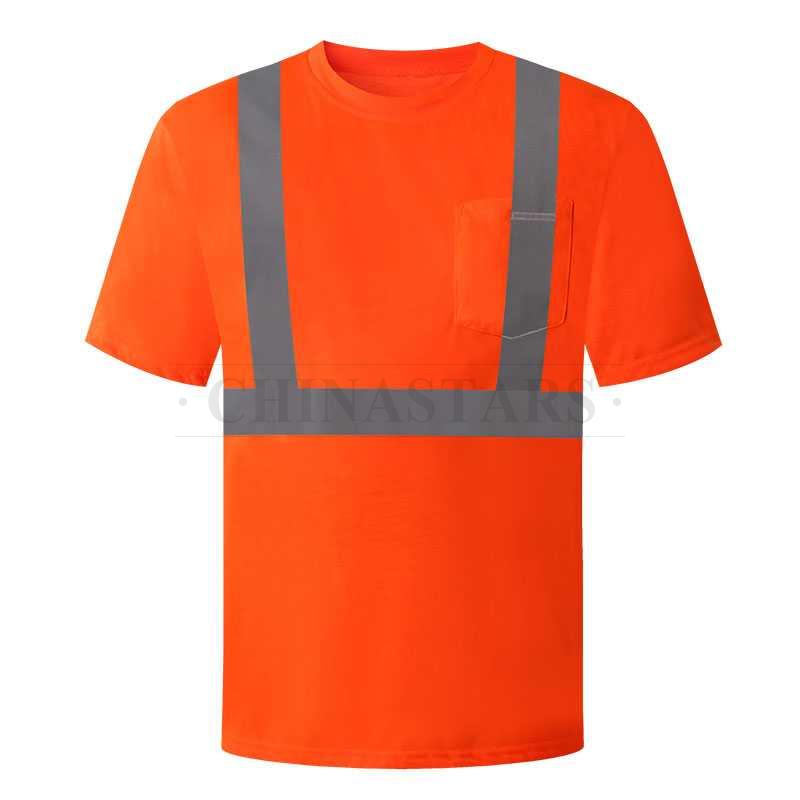 ANSI 107 & EN 20471 Class 2 reflective short sleeve shirt