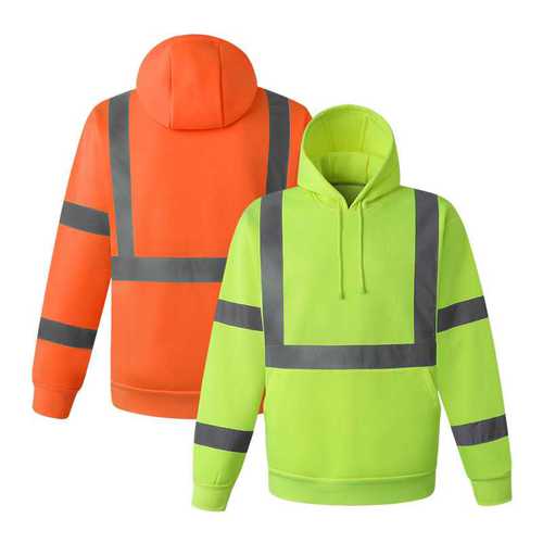 Reflektierendes Sweatshirt aus 100 % Polyester-Fleece