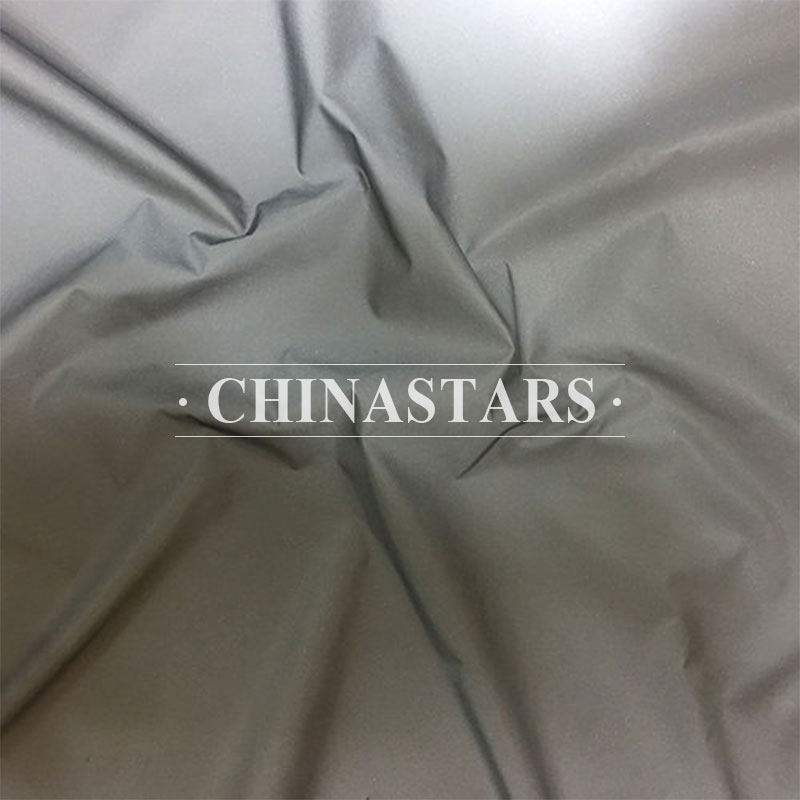 Nylon taffeta ultra soft reflective fabric